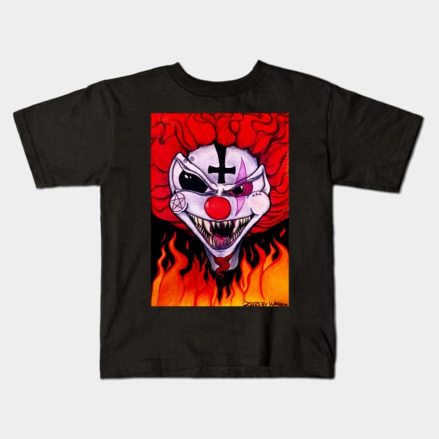 Clownin’ Around Kids T-Shirt by ZootedByWinnie 